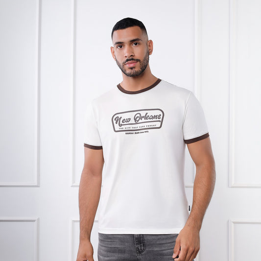 Polo Slim Fit con Estampado