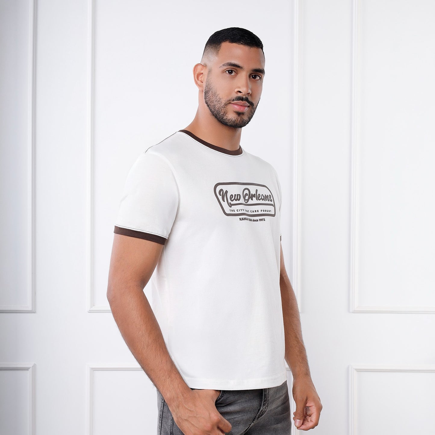 Polo Slim Fit con Estampado