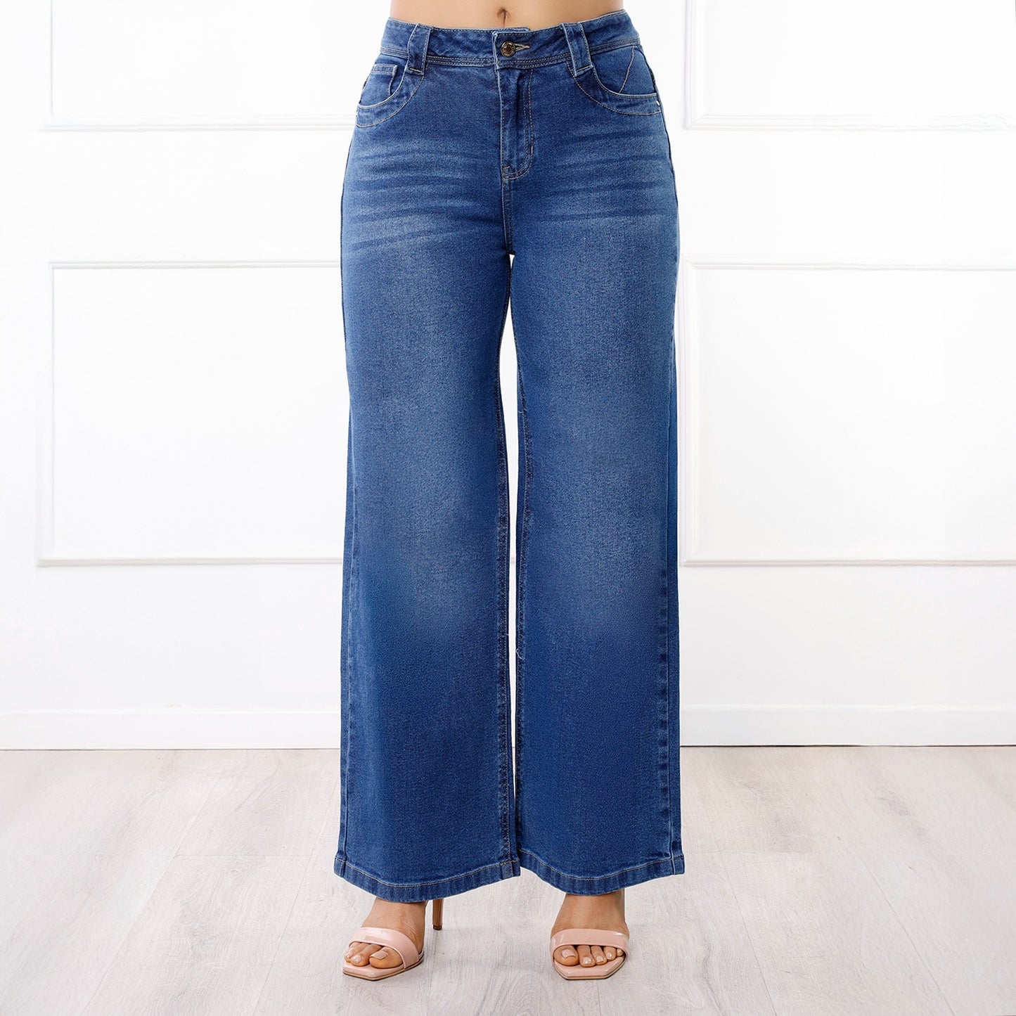 Pantalón Dama Yvanna Cintura Wide Leg