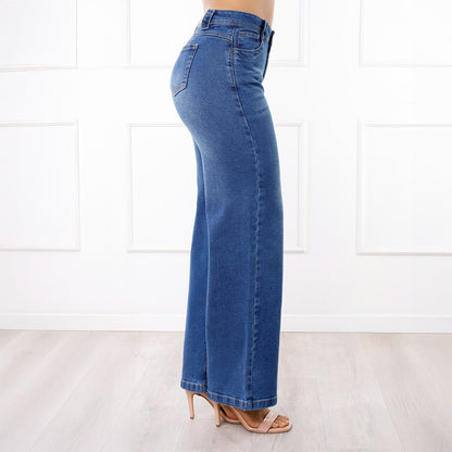 Pantalón Dama Yvanna Cintura Wide Leg