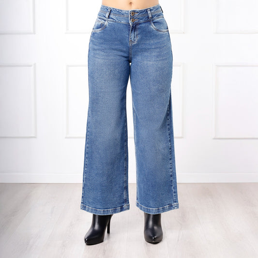 Pantalón Dama Yasu Cintura Wide Leg
