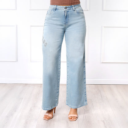 Pantalón Dama Marleny Cintura Wide Leg