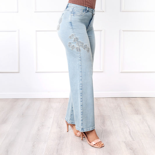 Pantalón Dama Marleny Cintura Wide Leg