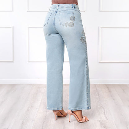 Pantalón Dama Marleny Cintura Wide Leg