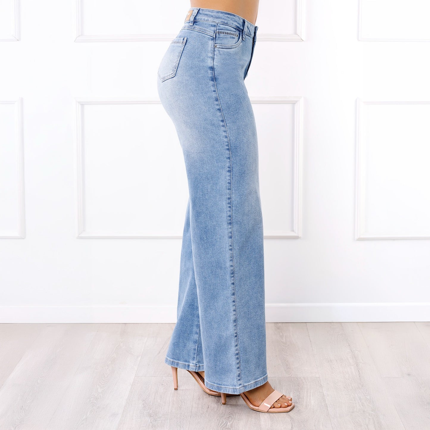 Pantalón Dama Anny Cintura Wide Leg