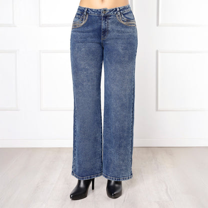 Pantalón Dama Montana Cintura Wide Leg