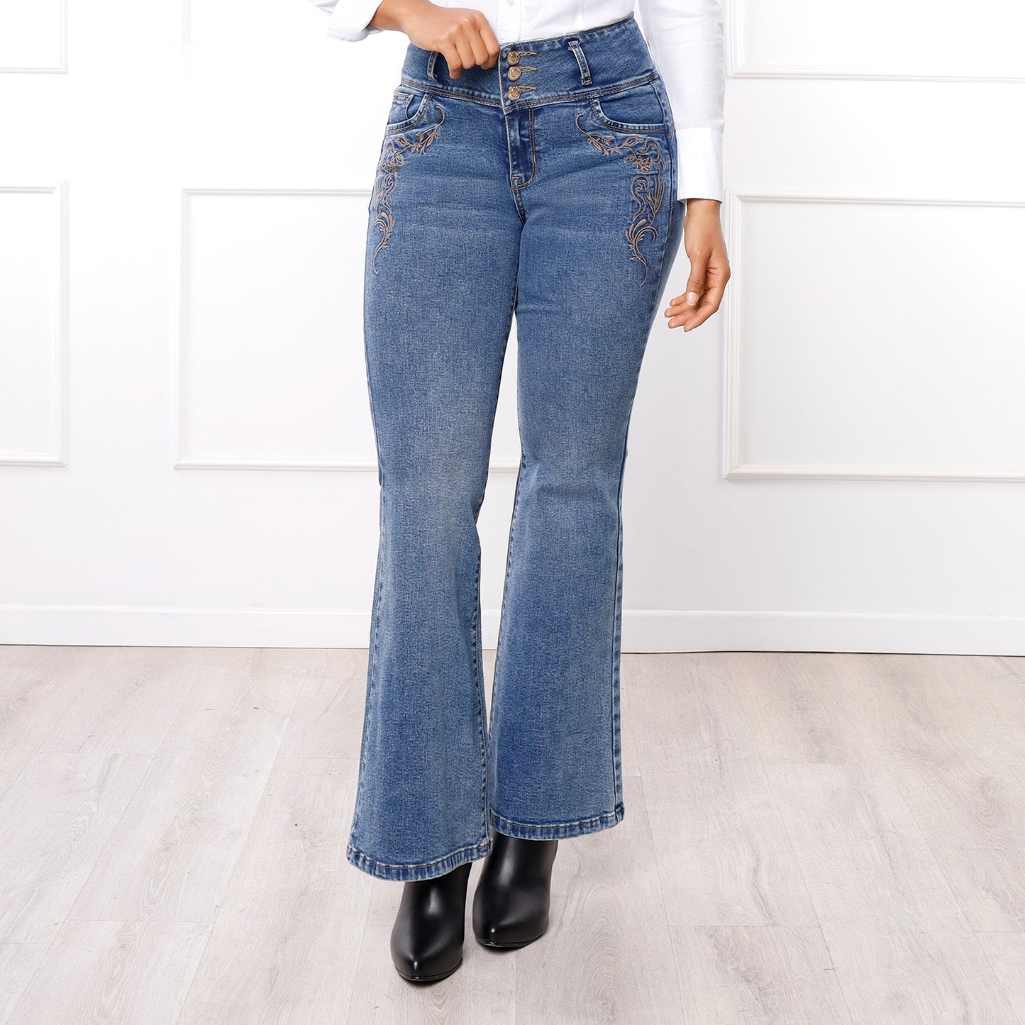 Pantalón Dama Dolly Cintura Flare