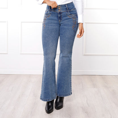 Pantalón Dama Dolly Cintura Flare