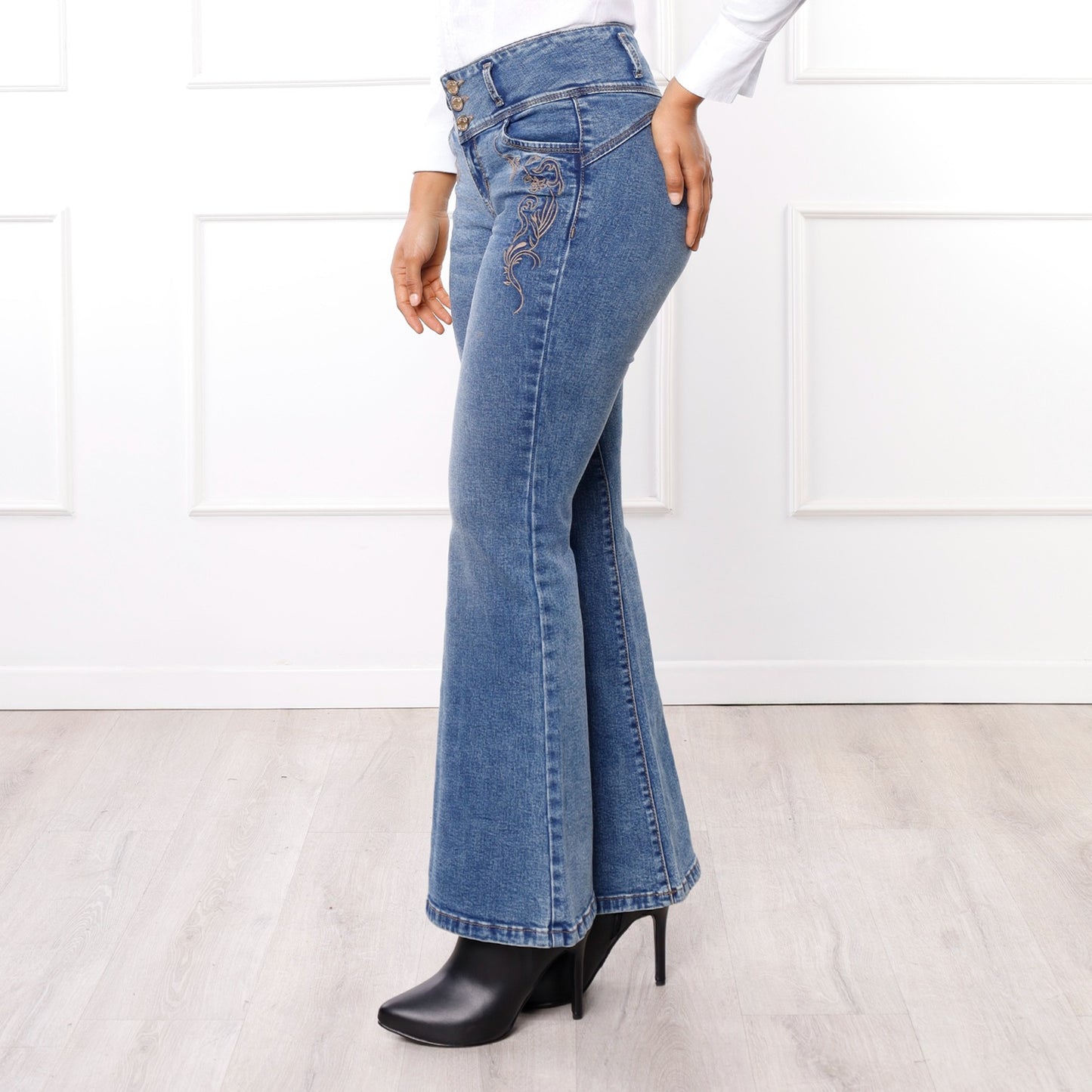 Pantalón Dama Dolly Cintura Flare