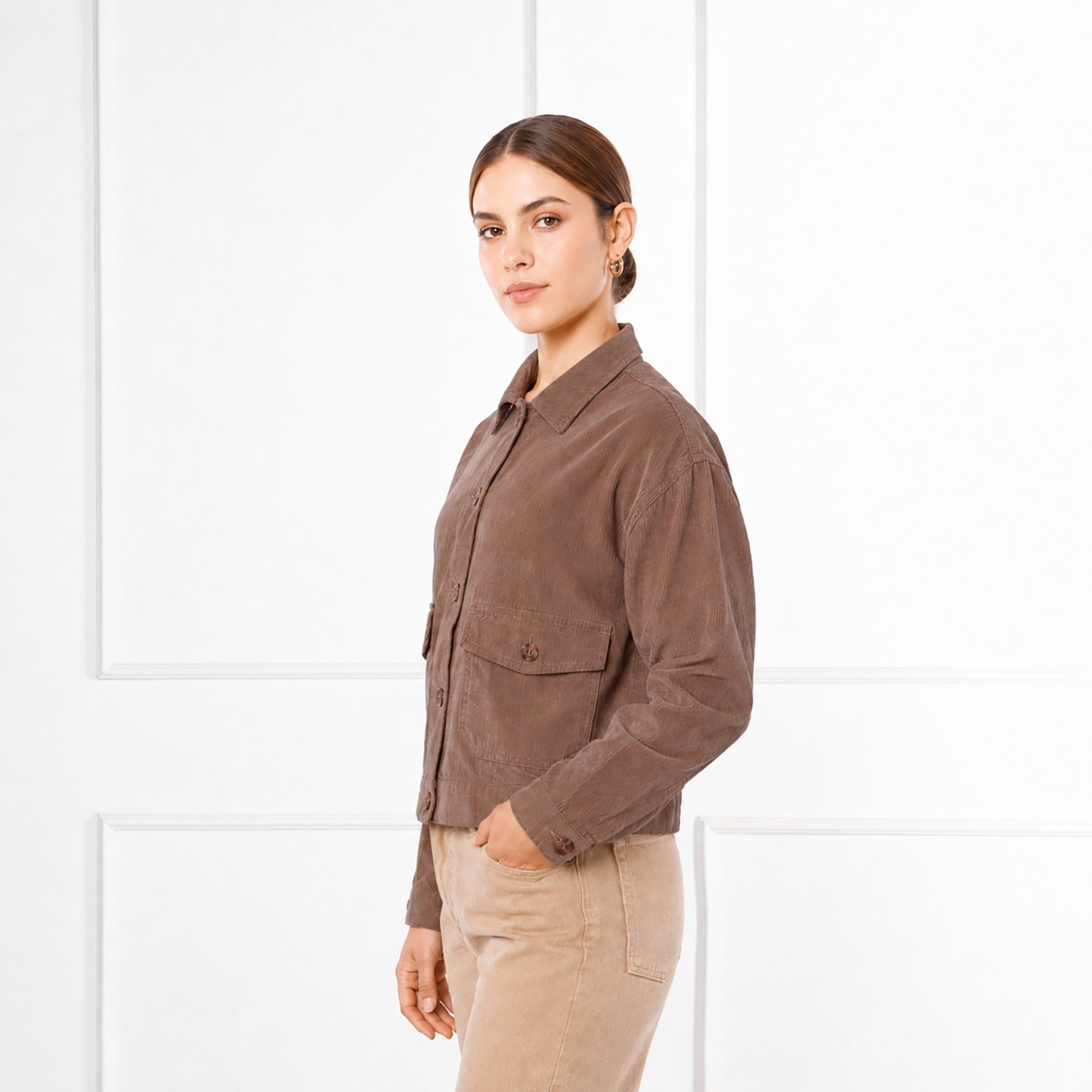 Casaca Dama Holly Corduroy – Color Toffe