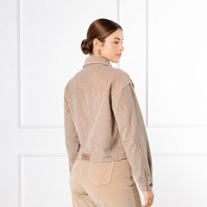 Casaca Dama Holly Corduroy – Color Beige