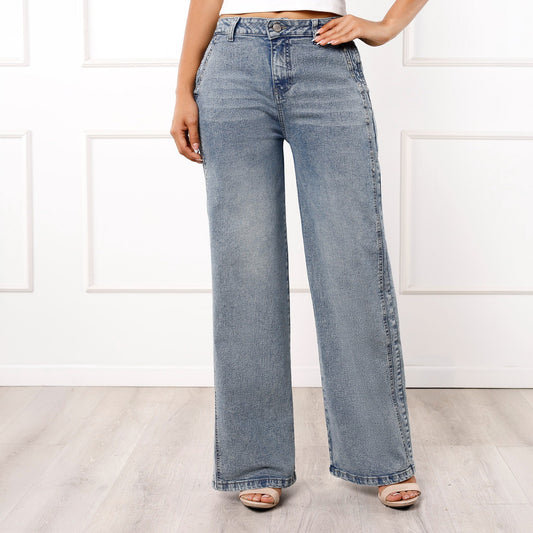 Pantalón Dama Aria Cintura Wide Leg