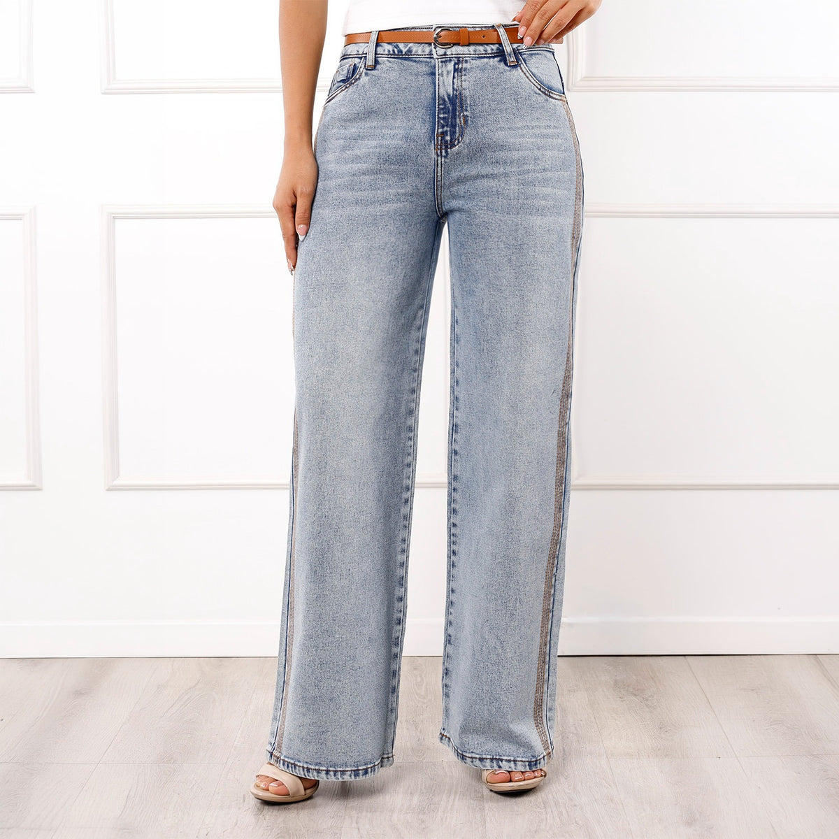 Pantalón Dama Ava Cintura Wide Leg