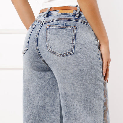 Pantalón Dama Ava Cintura Wide Leg
