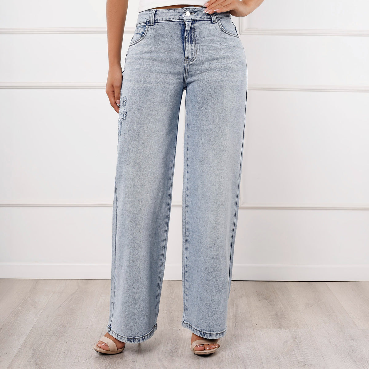 Pantalón Dama Amelia Cintura Wide Leg