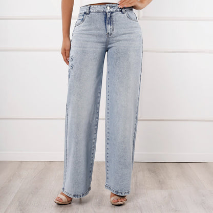 Pantalón Dama Amelia Cintura Wide Leg