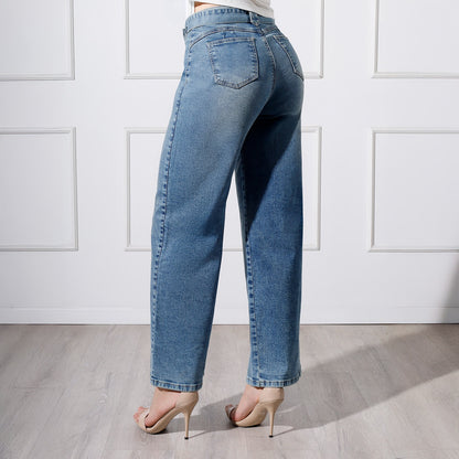 Pantalón Dama Kylie Cintura Wide Leg C/correa