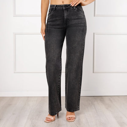 Pantalón Dama Valencia Straight Plomo Frost